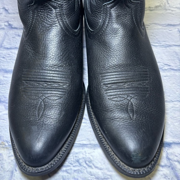 ARIAT Heritage Western Cowboy Boot 10002218 Black Leather R Toe Men's size 14 EE - Picture 8 of 16